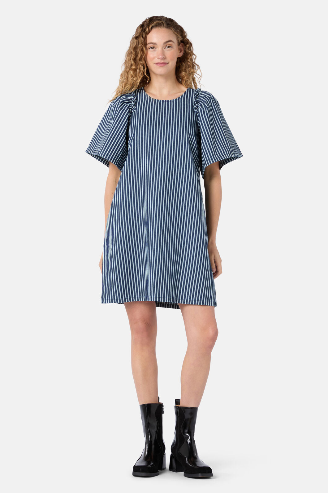 Gorman - Stripe Life Denim Dress - stripe