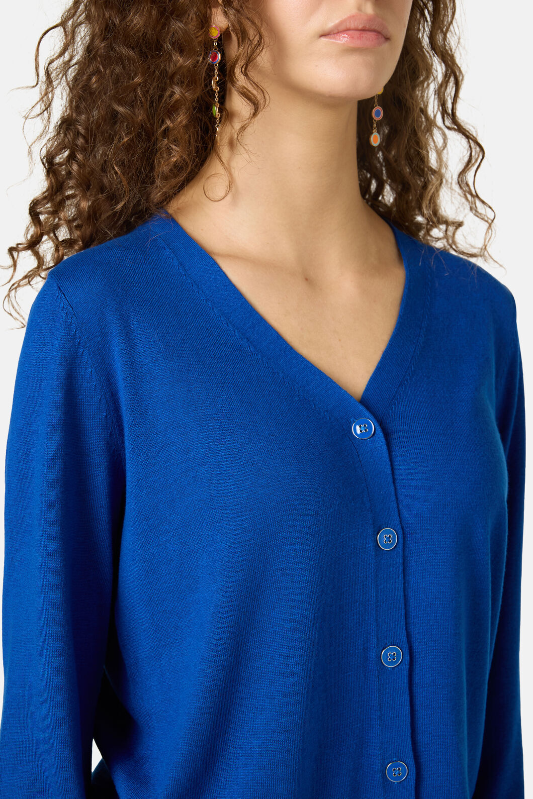 Gorman - V-Neck Cardigan - blue