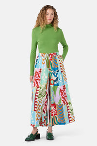 Gorman - Zellige Patch Skort - print