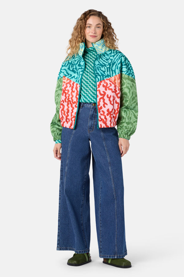 Gorman - Zellige Patch Raincoat - print