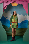 Gorman - 70’s Patch Suede Skirt - multi