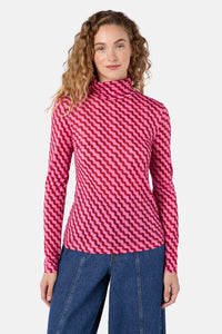 Gorman - Wavy Days Merino Polo - pink