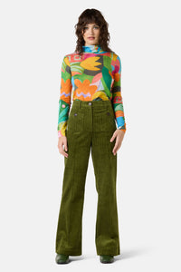 Gorman - Pesto Chilli Cord Pant - green