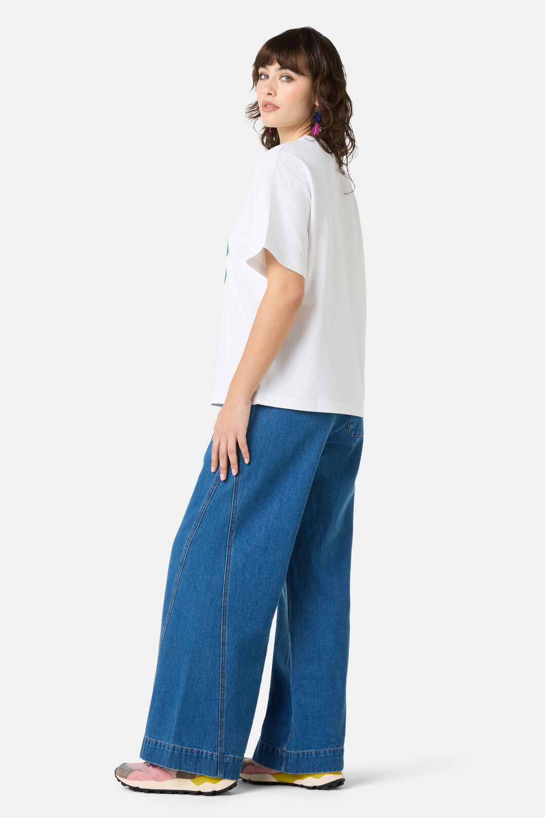 Gorman - Seedlings Placement Foil Oversized Tee - white