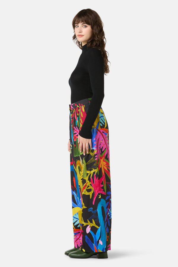 Gorman - Night Garden Wide Pant - print