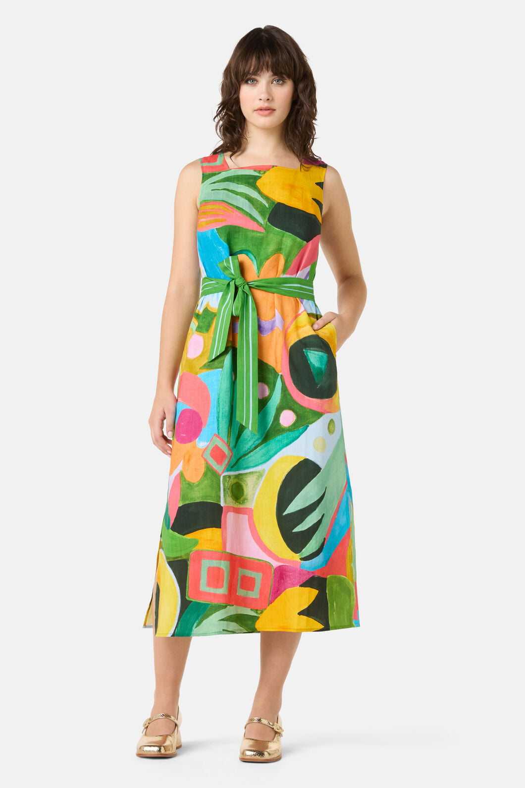 Gorman - Warm Winter Printed Midi Dress - print
