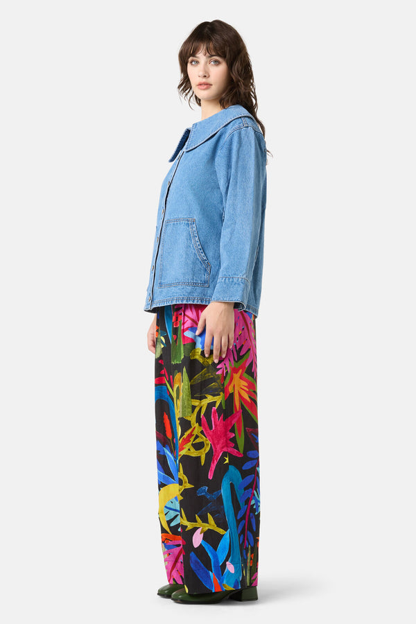 Gorman - Henry Collar Denim Jacket - denim
