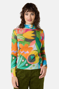 Gorman - Warm Winter Merino Polo - print