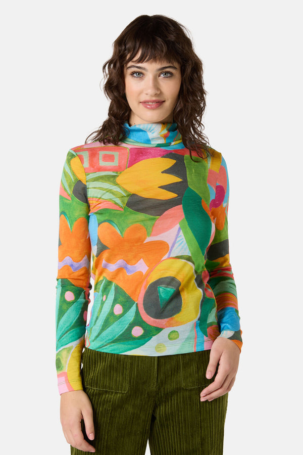 Gorman - Warm Winter Merino Polo - print