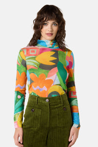 Gorman - Warm Winter Merino Polo - print