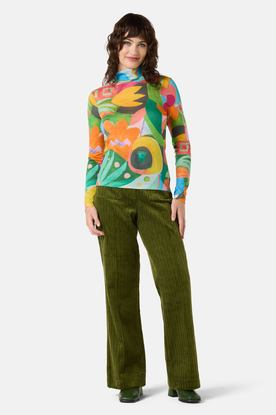 Gorman - Warm Winter Merino Polo - print