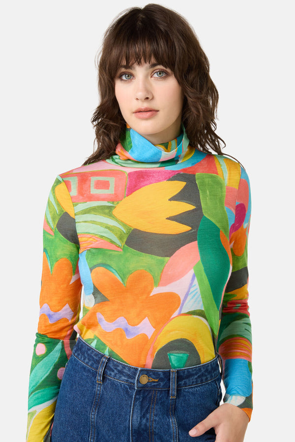 Gorman - Warm Winter Merino Polo - print