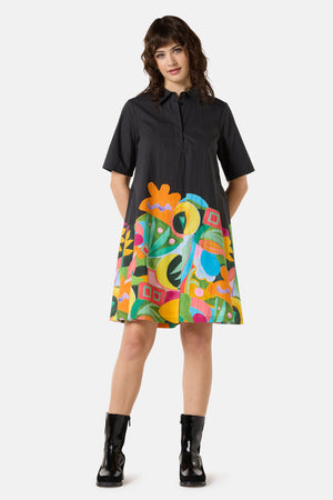 Gorman - Warm Winter Smock Dress - print