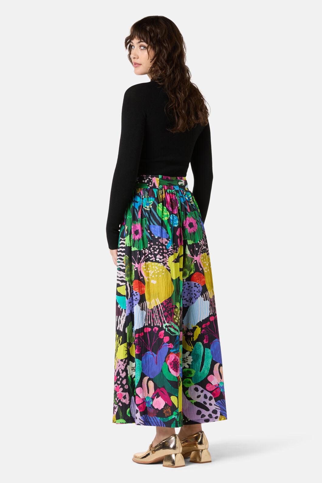 Gorman - Electric Eden Cotton Skort - print