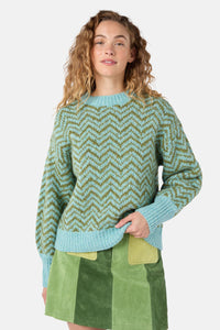 Gorman - Moroccan Stripe Jumper - green