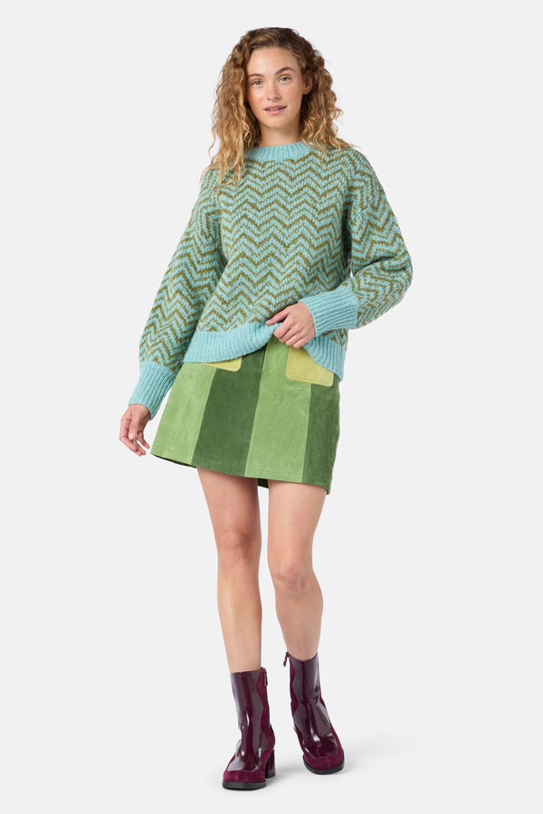 Gorman - Moroccan Stripe Jumper - green