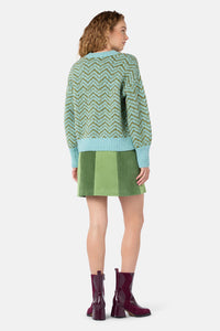 Gorman - Moroccan Stripe Jumper - green