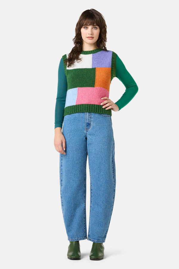 Gorman - Palette Pop Patch Vest - multi