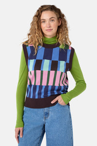 Gorman - Warpweave Knit Vest - multi