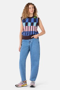 Gorman - Warpweave Knit Vest - multi