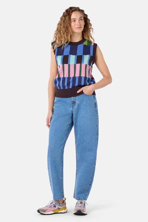 Gorman - Warpweave Knit Vest - multi