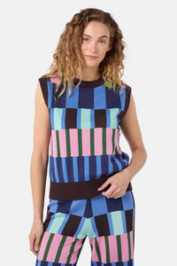 Gorman - Warpweave Knit Vest - multi