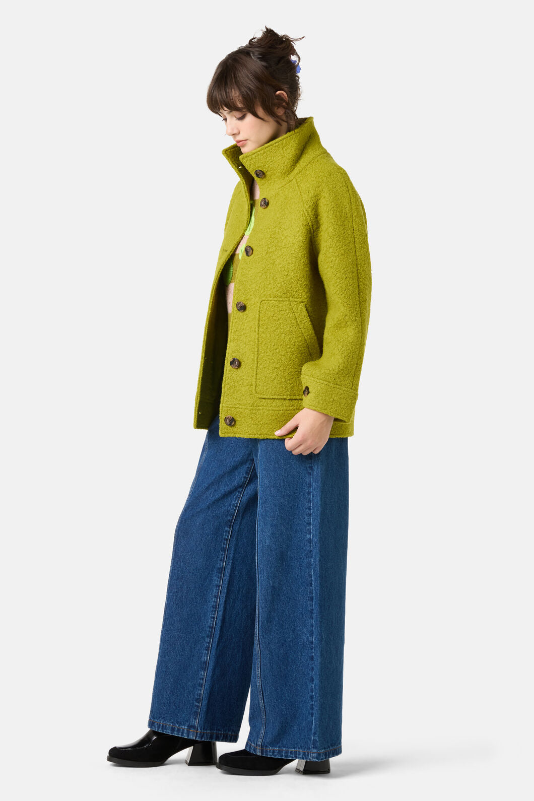 Gorman - Zoe Wool Coat - light-green