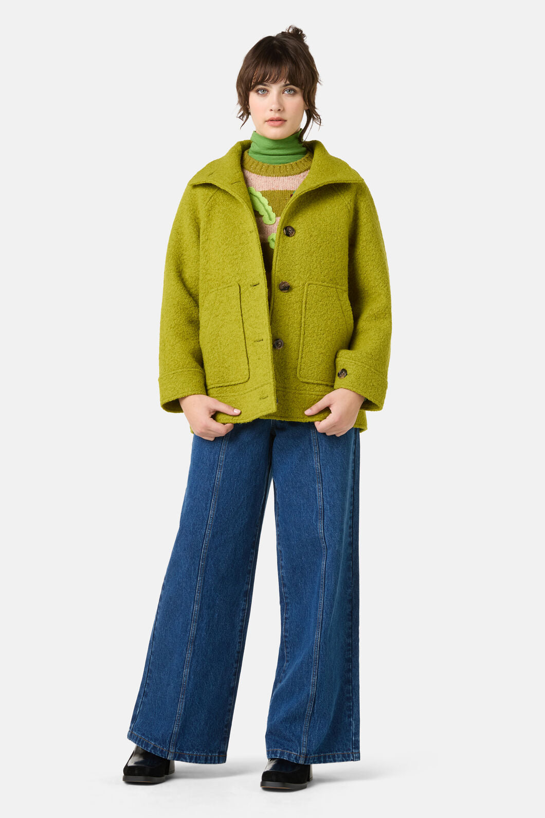 Gorman - Zoe Wool Coat - light-green