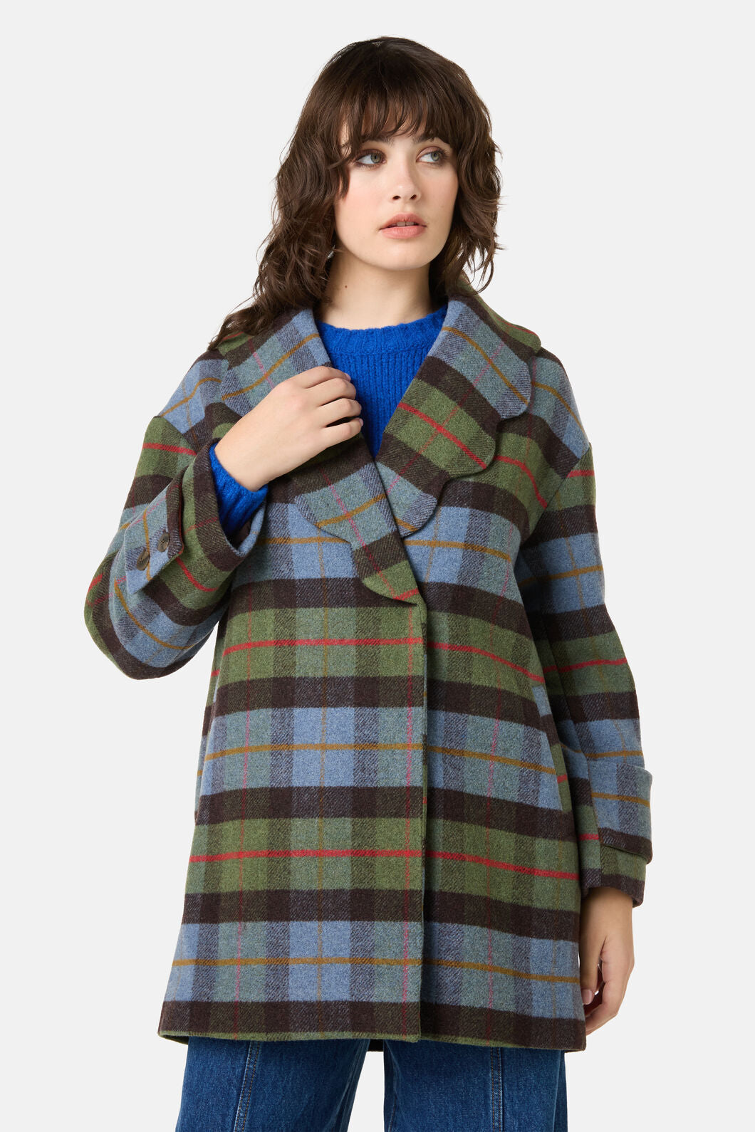 Gorman - Farm To Table Check Coat - blue