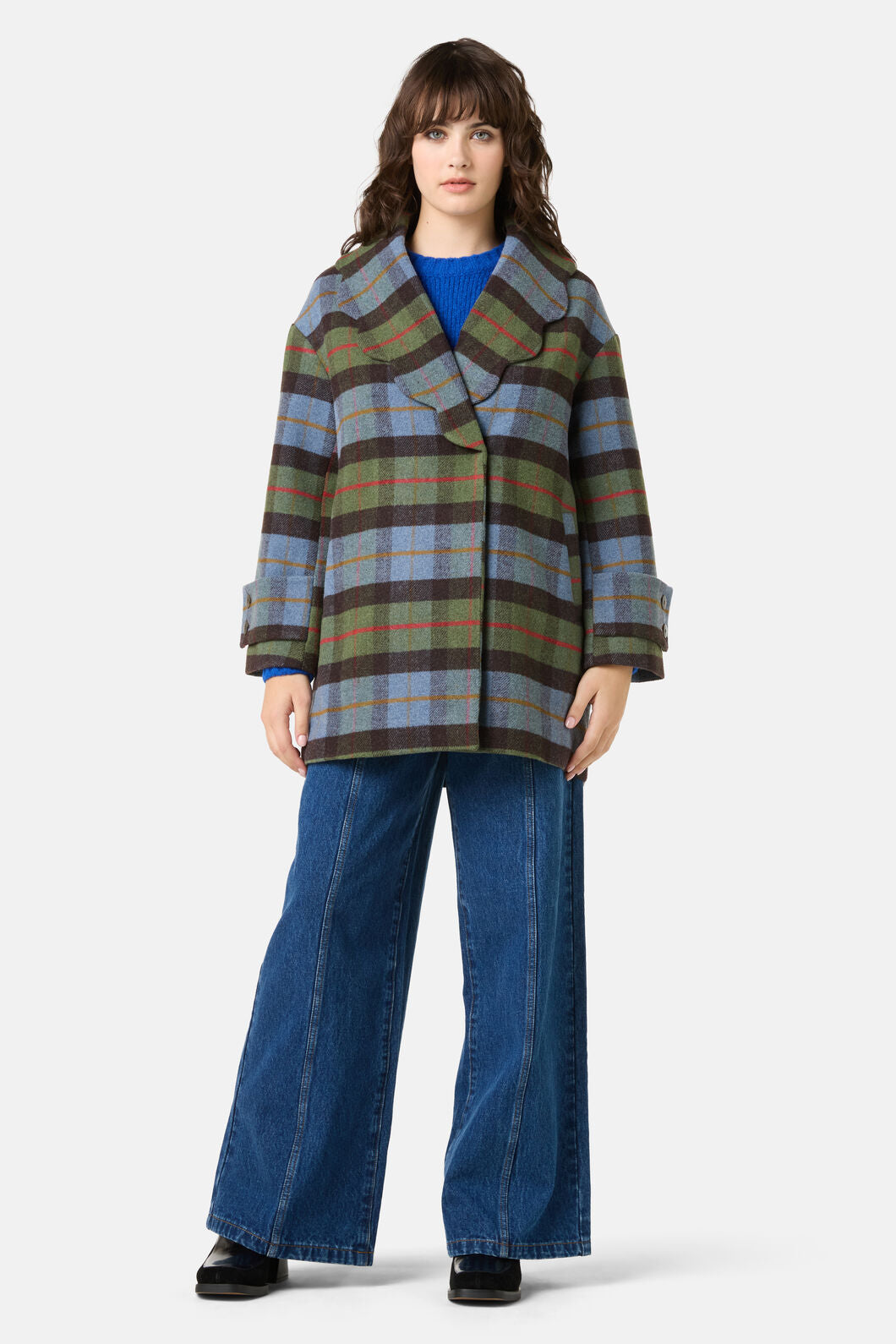 Gorman - Farm To Table Check Coat - blue