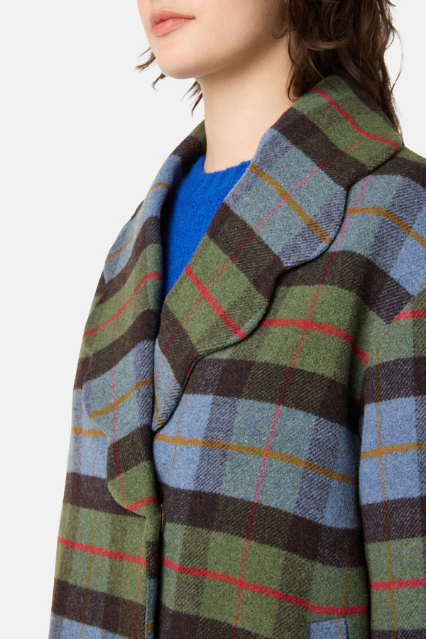 Gorman - Farm To Table Check Coat - blue