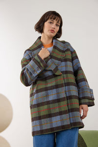 Gorman - Farm To Table Check Coat - blue
