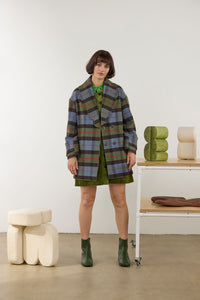 Gorman - Farm To Table Check Coat - blue