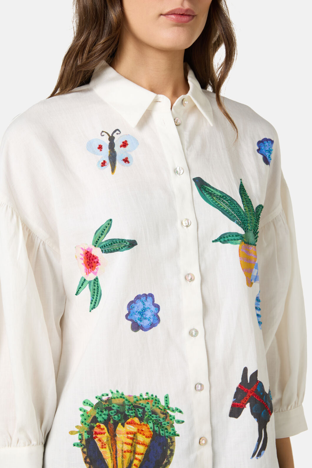 Gorman - Garden Table Shirt - white