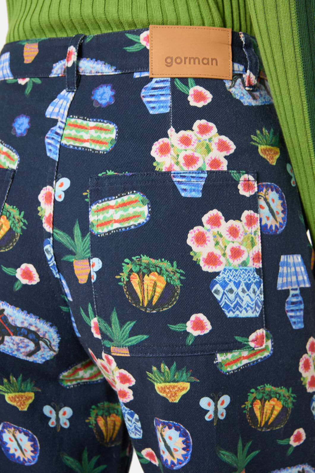 Gorman - Garden Table Denim Jean - print