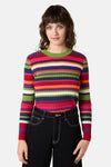 Gorman - Stripe Tease Knit Top - stripe