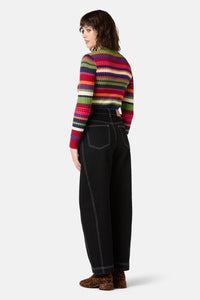 Gorman - Stripe Tease Knit Top - stripe