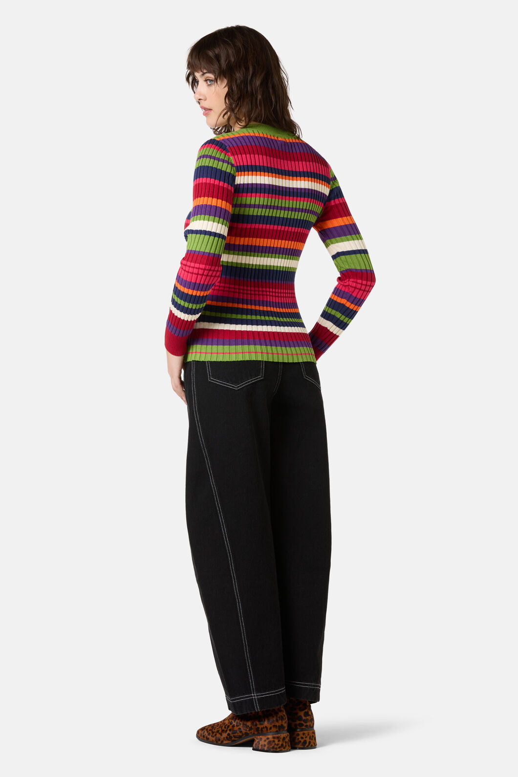 Gorman - Stripe Tease Knit Top - stripe