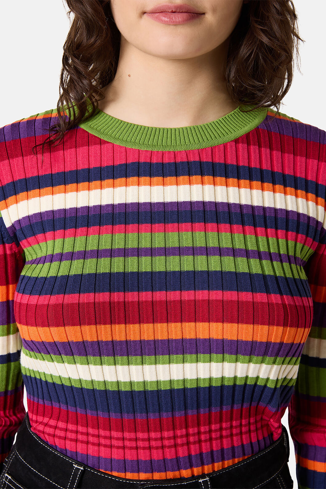 Gorman - Stripe Tease Knit Top - stripe
