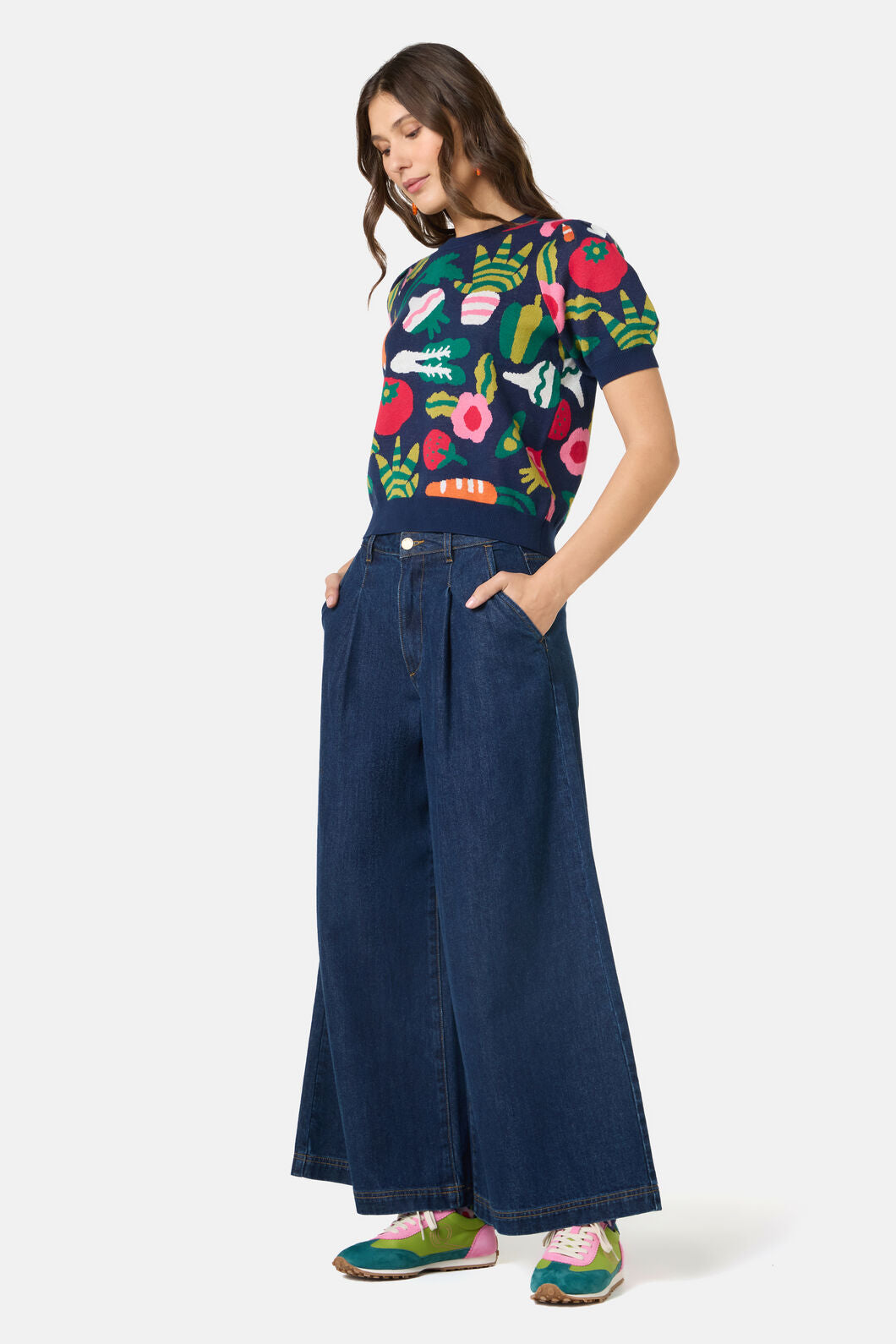 Gorman - Garden Table Knit Top - multi