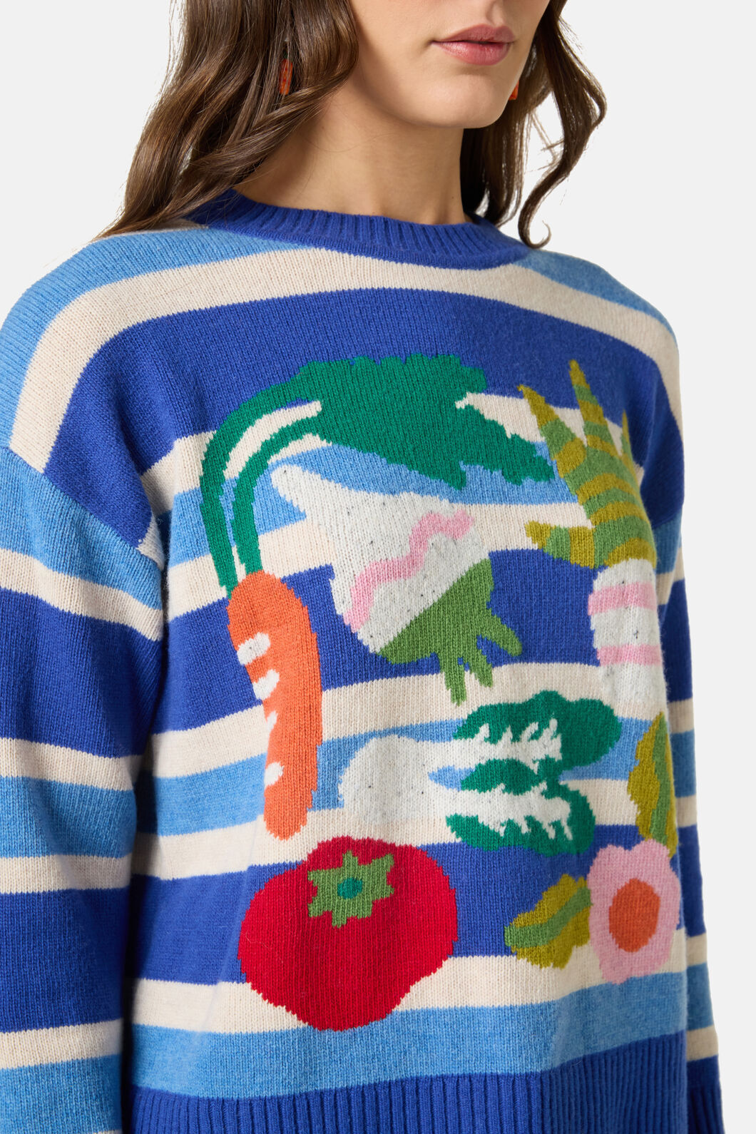 Gorman - Garden Table Wool Jumper - multi