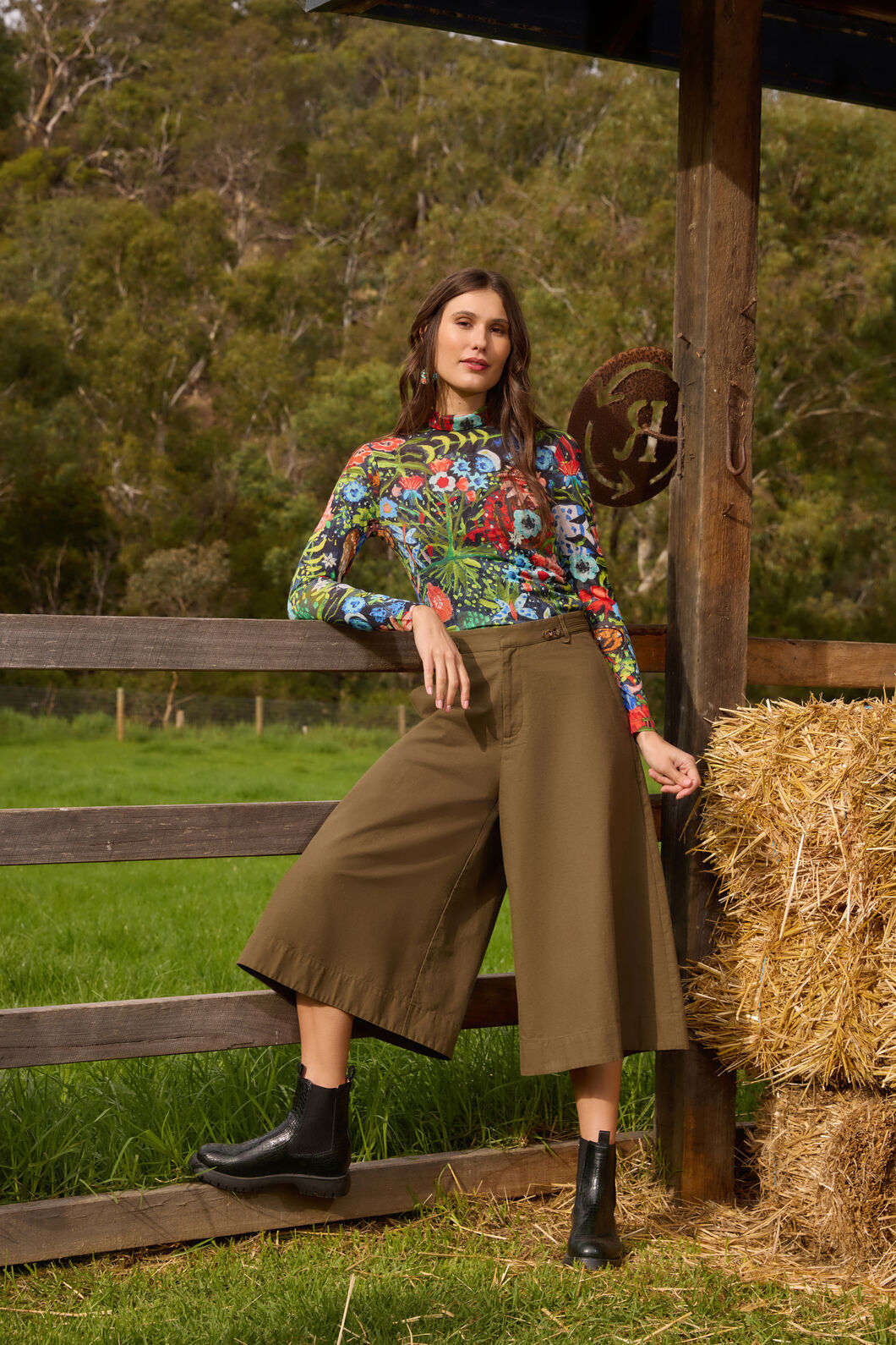 Gorman - Tortoise Shell Skort - khaki
