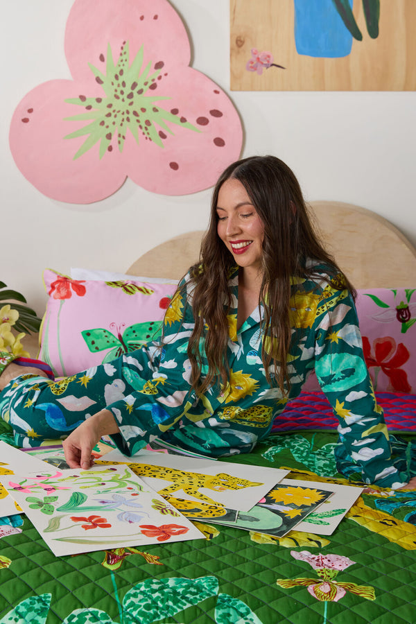 Gorman - Night Zoo Long PJ Set - print
