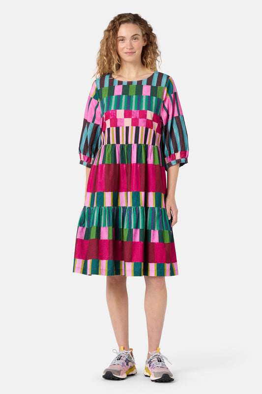 Gorman - Warpweave Smock Dress - print
