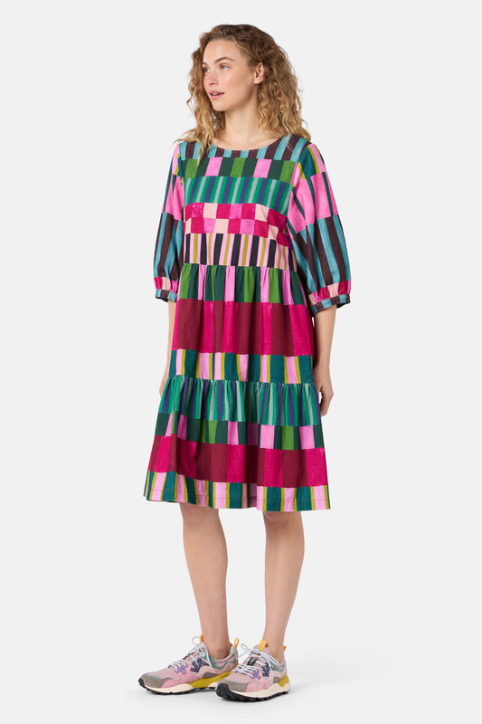 Gorman - Warpweave Smock Dress - print