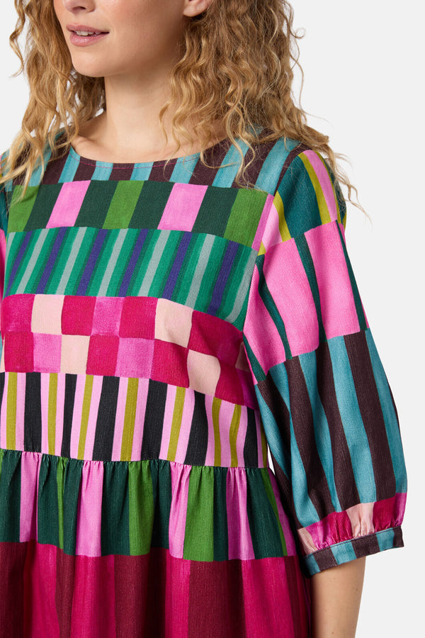 Gorman - Warpweave Smock Dress - print
