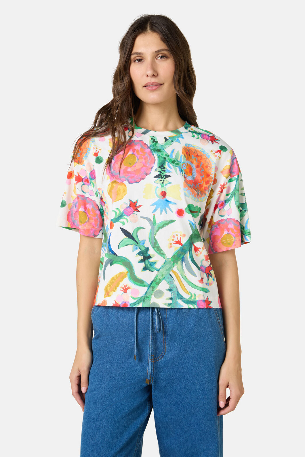 Gorman - Secret Meadow Relaxed Tee - print