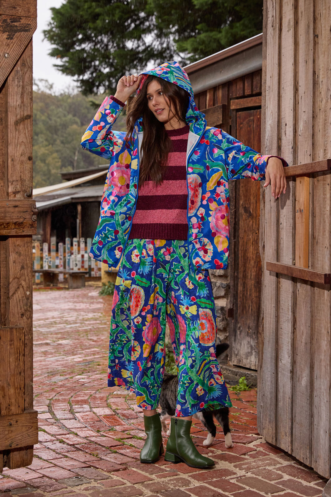 Gorman - Secret Meadow Print Raincoat - print