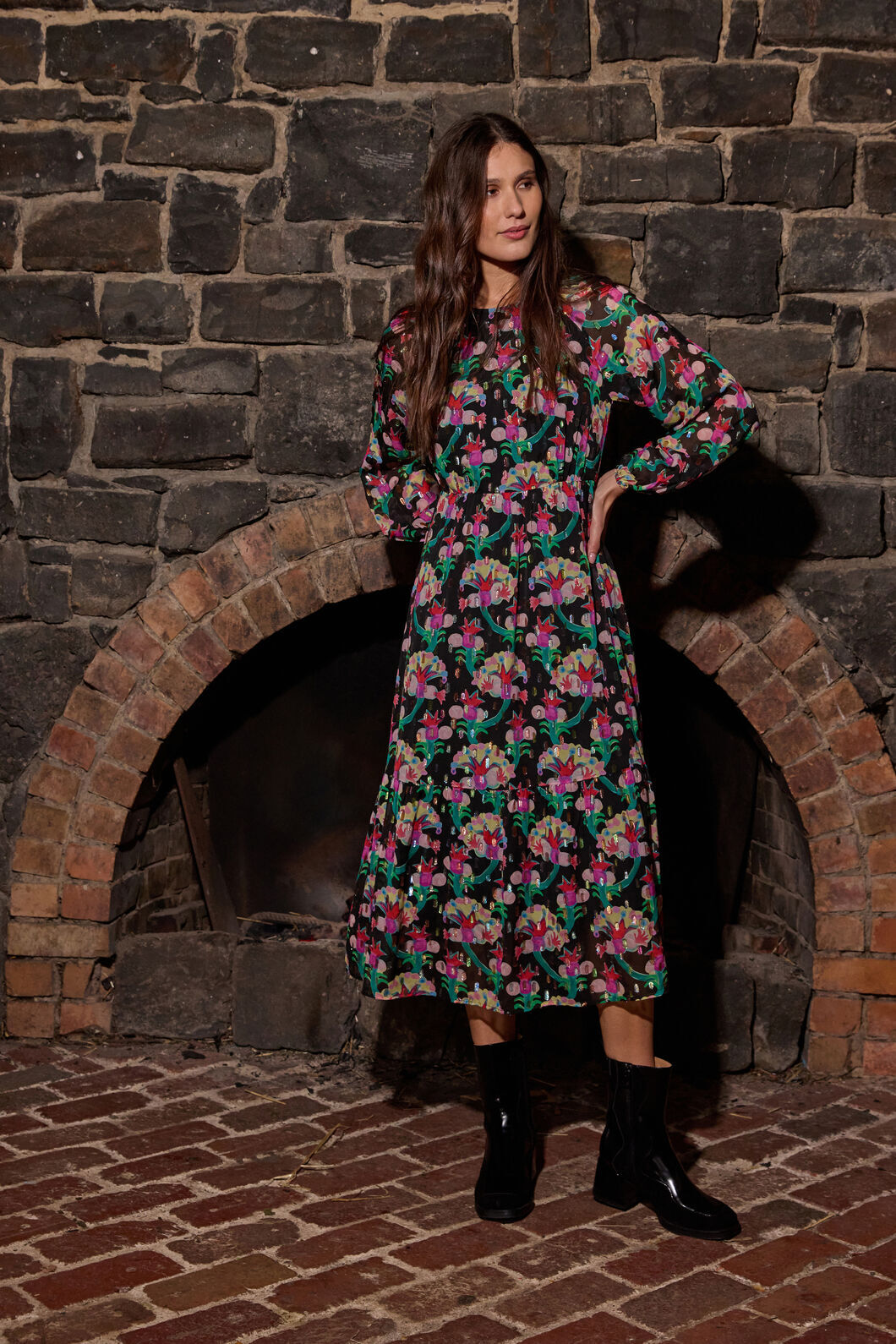 Gorman - Secret Meadow Maxi Dress - print