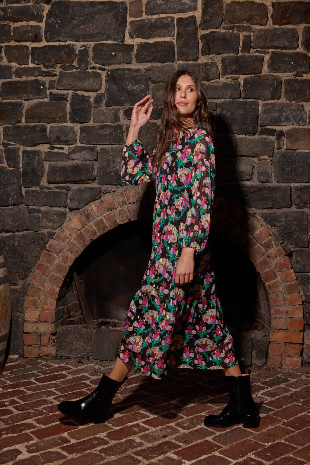 Gorman - Secret Meadow Maxi Dress - print